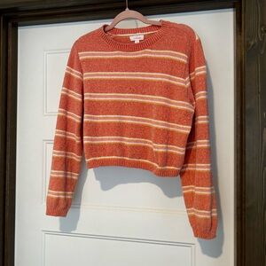 Striped Orange Sweater